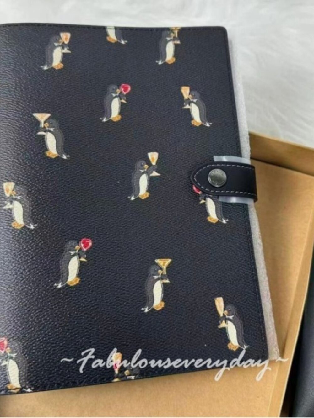 Coach Boxed Notebook And Pencil Case Set NWT - Picture 2 of 4